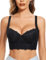 FallSweet Push Up Bras for Women Lace Plus Size Wide Back Underwire Longline Corset Bra(Black, 38DD)