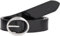 Calvin Klein Jeans Damen Gürtel Classic Round Lthr Belt25Mm aus Leder, Schwarz (Black), 120 cm
