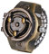 Avaner Ringuhr Fingeruhr Einfach Rund Fingerring Uhr Analog Quarz Elastisch Ring Uhr Halloween Ringuhr für Herren Damen