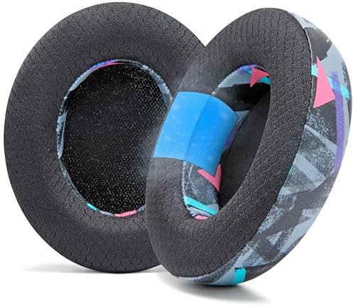 WC FreeZe Studio - Cuscinetti auricolari in gel di raffreddamento per Beats Studio 2 e 3 (B0501, B0500) cablati e wireless | NON compatibile con Beats Solo | 90's Black