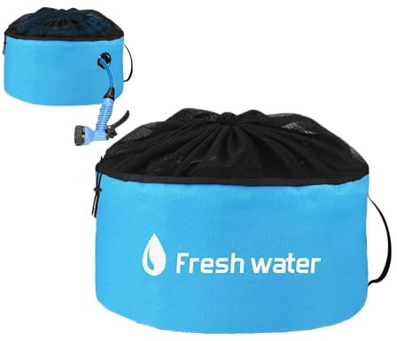 Einzel- und 4er-Pack Wohnmobil-Schlauch-Aufbewahrungstasche, wasserdichter Abwasserrohr-Organizer, Gartenschlauch-Kordelzugtasche, Zubehör für Camping, Roadtrip, Wohnmobil-Ausrüstung,