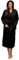 Evolyline Bademantel Damen Flauschig Lang, Fleece Morgenmantel Damen mit Kapuze, Kuscheliger Kuschel Bademäntel für Damen Frauen Sauna Dressing Gown Bathrobe Women