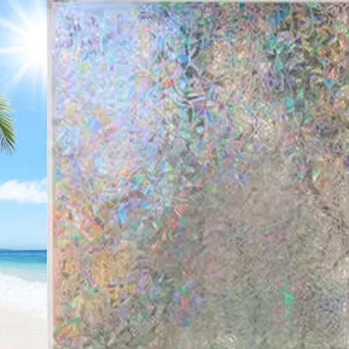 Vinilo Opaco para Ventanas Autoadhesivo Estático 70 x 700 cm Electrostaticos Anti-UV Película Protectora Térmica sin Residuos Película Aislante de Ventana para Oficina Cocina, láser