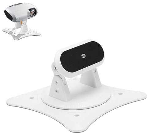 Multi-Function Projector Stand, Pan-tilt Projector Bracket, 360 Degree Projector Mount, Adjustable Projector Ceiling Mount, Portable Desktop Projector Stand