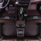 Jialuode Anpassen Auto Fußmatten für BMW 1 2 3 4 5 6 7series 320i 325i 328i 330i 335i 340i E82 E84 E83 F25 F26 E70 X1 X2 X3 X4 X5 X5M X6 Z4 I3 I8 M1 M3 M4 Allwetter-Teppich Schwarz und Rot