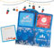Gvblkq Weihnachtskarten, Pop-Up-Feiertags-Grußkarten, Weihnachtsmann-Postkarten, Urlaubskarten für Familien, lustige Weihnachtsgrußkarten, Weihnachtskarten, Weihnachtsmann-Pop-Up-Grußkarten, Urlaub