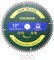 Kozelo Circular Saw Blade - [12 Inch x 80 Teeth x 1 Inch Arbor] Tungsten Carbide Tipped Table Miter Saw Blades with 1 Inch to 5/8 Inch 1/2 Inch 3/8 Inch Washer Adapters | Blue