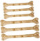 OFFIGAM 6pcs Halloween Mini Knochen Künstliche Kunststoff Knochen Skelett Gefälschte Schädel Knochen Anhänger Charme Für Halloween Party Dekoration Kostüm Cosplay DIY Liefert