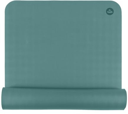 Bodhi Yogamatte ECO PRO XL | 100% Naturkautschuk | Extra Lang | Extrem Rutschfest | Ökologisch | Profi-Matte für Yoga & Pilates | Ideal für dynamisches Yoga | 200 x 60 x 0,4 cm | arctic blue