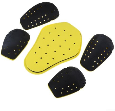 Equipo de seguridad para motociclismo, 5 piezas, almohadillas de protección EVA para mayor comodidad del conductor