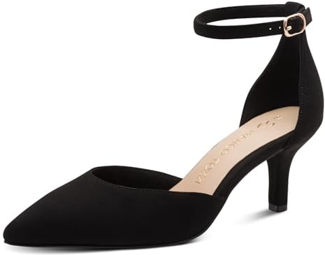 MARCO TOZZI Damen Pumps weiches Feel Me Fußbett weiches Innenfutter Spitz