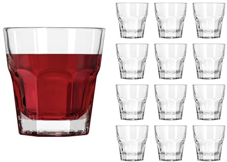 Libbey 70674 Whiskyglas GIBRALTAR, Pressglas, 12er Set, 237 ml