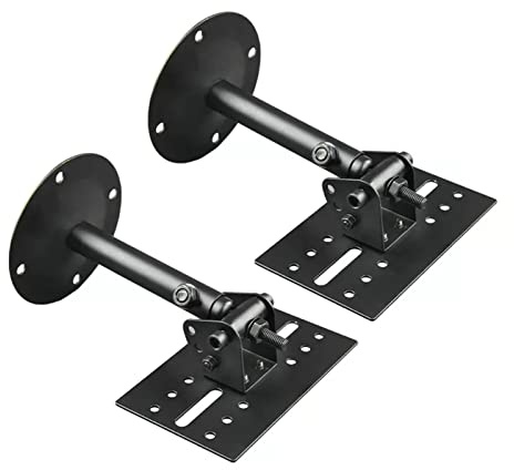 Professional Speaker Stand Wall Mount Hanger for Home Theater, Studio Monitor, and Conference Audio Setup