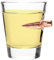 Schnapsglas mit einer echten Gewehr Kugel Kal.308 Real Bullet Shot Glass. Ein echter Shot