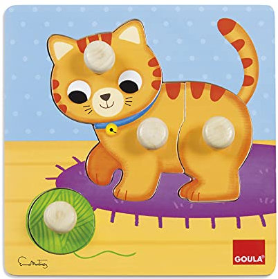 Jumbo Spiele D53053 - Holzpuzzle Katze