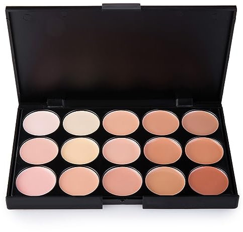 JasCherry 15 Colores Corrector Camuflaje Paleta de Maquillaje Cosmética Crema #2