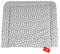 BABYLUX Wickeltischauflage Wickelauflage Baby Wickeltisch 50x70 70x70 80x70 (70 x 70 cm, 95 - Herzen Grau)