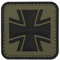 Emblem 3D PVC Eisernes Kreuz grün #11109