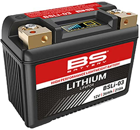 BS BATTERY - Batterie moto 12V Lithium Ion BSLi-03 Sans Entretien