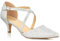 Women-Ladies-Low-Kitten-Heel-Strappy-Diamante-Glitter-Court-Shoes-Party-and-Bridal-Wear New Size 3 to 8 (5 UK, Silver Glitter)