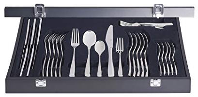 Sabatier Brasserie Besteck Geschenkset 30 TLG in lackierter Holzkassette