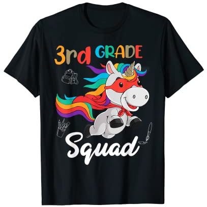 Lustiger 3rd Grade Squad Super Unicorn Wear Cape Super Unicorn T-Shirt
