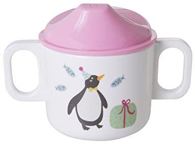 Melamin Babybecher - Pink - Party Animal Print