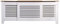 AVC Designs Kensington Radiator Cover Adjustable Horizontal Cabinet White/Oak…