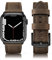 Tuocal Cuir Véritable Bracelet Compatible avec Bracelet Apple Watch 38mm 40mm 41mm 42mm(Series10) Homme Femme, de Remplacement Bracelet Compatible avec iWatch Series 10 9 8 7 6 5 4 3 2 1 SE