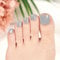 DANNI & TONI 37Pcs Semi Cured Gel Nail Strips(Magdalena),Salon-Quality Gel Nail Polish Strips Manicure Stickers Set,Gel Wraps for Toenail,Pedicure Gel Nail Stickers