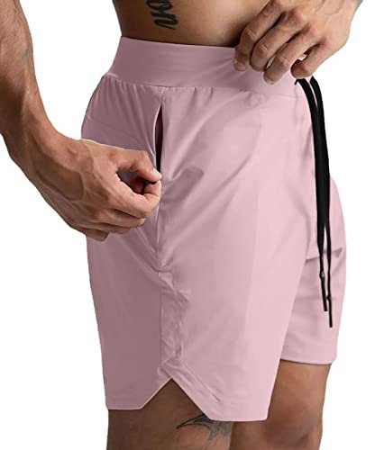 2023 Short Sport Homme Shorts de Sport Running Shorts Gym Football Short Jogging Hommes Pantalons Tennis Fitness avec Poches Zippées Short d'escalade Casual Pantalon de survêtement