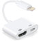 Bokadz Adaptateur HDMI pour iPhone vers TV - AV Numérique HD 1080p pour iPad, Écran de Synchronisation Compatible avec iPhone, iPad, Tous Systèmes