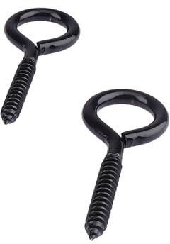 MOGADEE Bulloni a occhiello M6 in acciaio inox, 80 mm, 10 pezzi, resistenti, resistenti alla ruggine, per uso interno ed esterno, per amache, tende da sole, sedie sospese, sedie a dondolo, cavo fisso