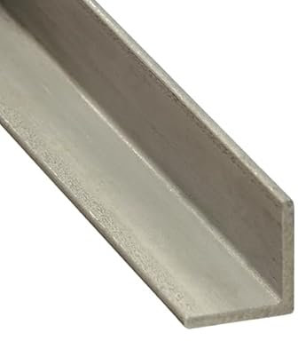 Winkelstahl 40 x 40 x 4 mm ungeschliffen, Länge 1000 mm Edelstahl V2A 1.4301 VA A2 Edelstahlwinkel Winkelprofil L-Profil Winkeleisen Profil ungeschliffen 1 Stück