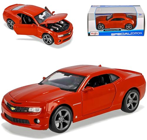 Chevrolet Chevy Camaro SS RS Orange 6. Generation 2009-2016 1/24 Modell Auto