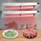 BOVDC Lámpara de Calor de Alimentos, Suspensión Lampara Calor Cocina Acero Inoxidable, Calentador de Alimentos para Buffets y Hoteles Temperatura Ajustable(2 Piezas, 120cm)