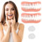 Care Spring Veneers Zähne Zum Aufstecken 2 Paare Zahnersatz Selber Machen, Kosmetische Zahnspange Snap on Prothesen Oben Und Unten Für Männer & Frauen Zahnaufhellung Und Sofort Perfektes Lächeln