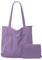 GASSDA Handtasche Damen Groß Shopper Tasche Damen Cord Tasche Tote Bag mit Reißverschluss für Arbeit Einkaufen Fitness Reisen (A-Hellviolett)