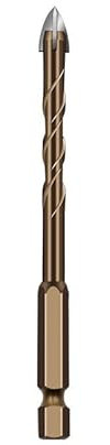 KXJSYL Tool Kreuz Hexagon Fliesen Glas Zement Metall Keramik Holz Kunststoff Lochsäge Dreieck Legierung Bohrer Größe 3 mm 4 mm 5 mm 6 mm 8 mm 10 mm 12 mm(5mm)