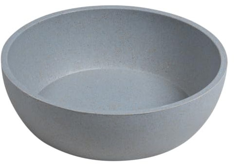 JACK AND VANILLA, Bon Appetit Eco Friendly Bamboo Pet Bowl with Modern and Elegant Design, Capacity 1000 ml, Diameter 17.5 x 5.5 cm, Blue