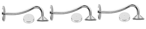 BUGUUYO 3piezas Portajabones Magnético De Inoxidable para Baño Soporte De Jabón Drenaje y Fácil Instalación Pared Sin Perforaciones Ni Herramientas Necesarias