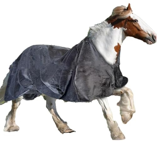 Pferdedecke, verstellbare Pferdedecke, warme Pferdedecke aus Flanell, atmungsaktiv, Pferdedecke für den Winter, Pferdedecke, wasserdicht, Premium-Pferdedecke