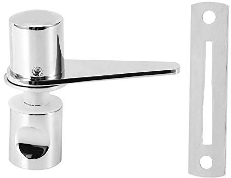 lvifloae Bathroom Glass Door Lock Shower Plug Lock Home Office Door Use Security Hook Door Lock for Barn, Garden, Bathroom, Outdoor, Garage, Window, Sliding Door