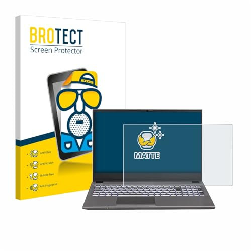 BROTECT Entspiegelungs-Schutzfolie für Bluechip TRAVELline L15W17 Matte Displayschutz-Folie, Anti-Reflex, Anti-Fingerprint
