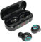DIYEAH 1Set Auricolari Wireless Con Riduzione Del Rumore Impermeabili e Microfono Cuffie Per Sport e Musica Compatibili Con Smartphone Nere