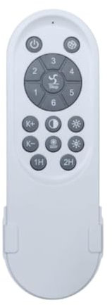 Colcolo Control Remoto para Ventilador de Techo con Luces, Velocidades Ajustables, Reemplazo Seguro y Confiable, Fácil de Usar para Hogar, Sala de Estar