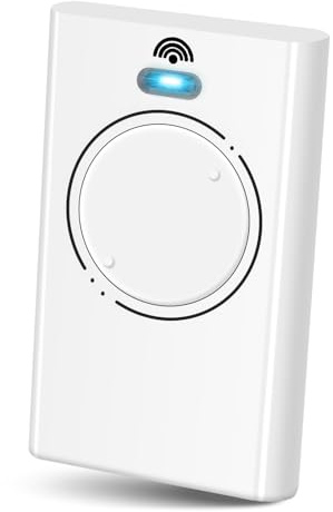 Telecomando per porta del garage, 868 MHz, 1 pezzo, telecomando per garage, 2 canali, compatibile con XT4 868 SLH LR, XT4 868 SLH, XT2 868 SLH LR, XT2 868 SLH, bianco