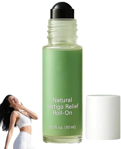 Natural Vertigo Relief Roll On,Anti Schwindel Roll On,Roll On ätherische Öle,Beruhigender Öle, Schwindel Schnell Lindern,Sichere Inhaltsstoffe, Bedienendes,für Männer,Frauen,Jung und Alt (1PC)