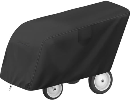 Winterabdeckung für Kinderwagen - 193 × 96,5 × 91,5 cm, winddicht, wasserdicht, mit Reißverschluss, Kordelzug, 6-Sitzer, Winter-Kinderwagen-Abdeckung, Winddicht, Schnee-Abdeckung, L