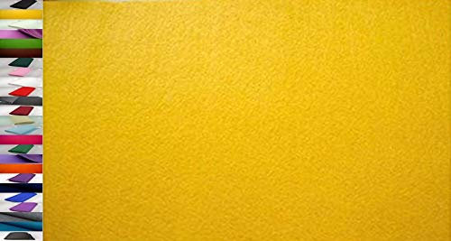 StoffBook GELB STABILER BASTELFILZ TASCHENFILZ STOFF CA. 5MM STOFFE, B539